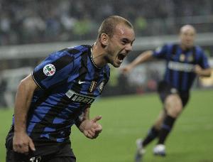 斯内德:每次回米兰城都很开心,国米绝对不能输球必须晋级半决赛